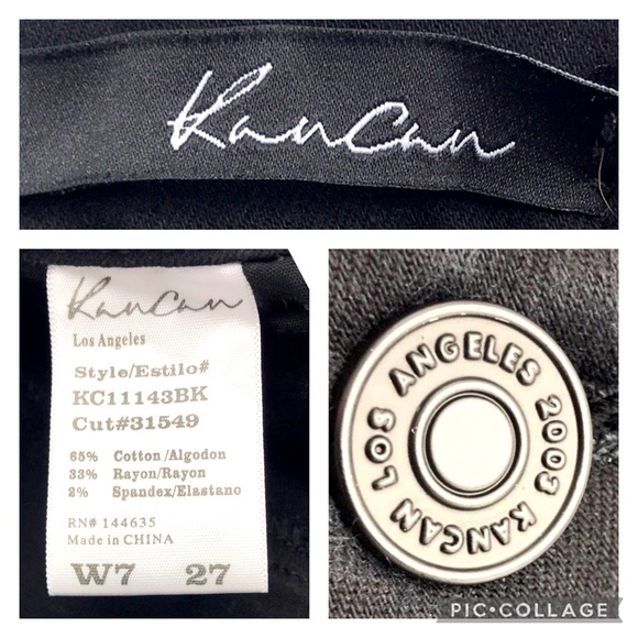 Black Denim Shorts - Picture 3 of 14